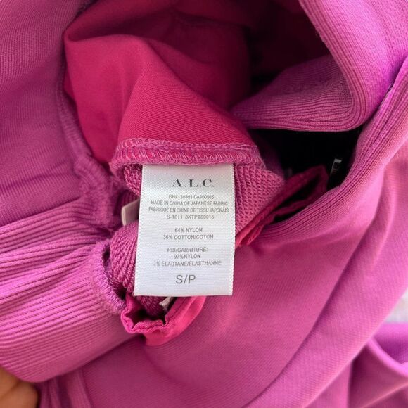 NWT A.L.C. Hot Pink Suit Pants Trousers Straight Leg Zip Fly Women Small Petite - Picture 9 of 11